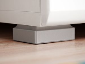 FURNIVAL Meblościanka SOLIDO biała/sosna norweska czarna z podświetleniem LED FURNIVAL 8