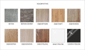ENDO Stół X 130(170)x80 dąb stirling rozkładany w stylu industrialnym ENDO 5