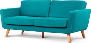 Konsimo Sofa TAGIO 3 turkusowa do salonu trzyosobowa KONSIMO 1