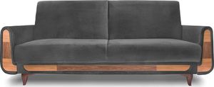 Konsimo Sofa Gustavo antracytowa trzyosobowa KONSIMO 1