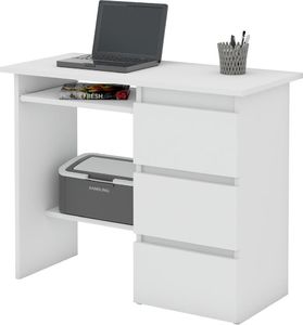 Biurko Meblowa 1 Bandi 1 Białe 94 cm x 43 cm 4