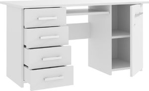 Biurko Meblowa 1 Eleonora 2 Białe 138 cm x 65 cm 4