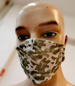 Regio Maseczka na Twarz Wielorazowa Ochronna Moro r. S 2