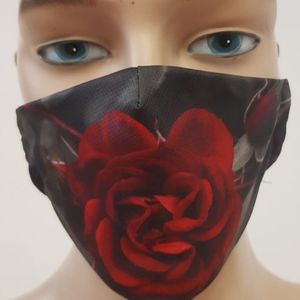 Regio Maseczka na Twarz Wielorazowa Ochronna Róża r. M 2
