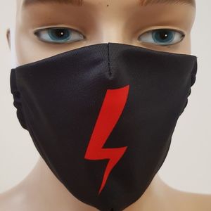 Regio Maseczka na Twarz Wielorazowa Ochronna Błyskawica r. S 2