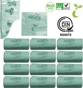 Sipeko Worki biodegradowalne kompostowalne Atest 10l 120szt. 1