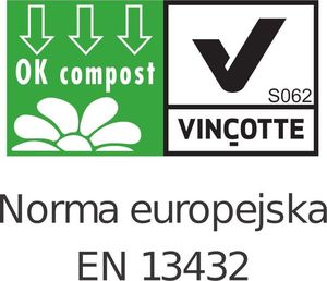 Sipeko Worki biodegradowalne kompostowalne Atest 10l 120szt. 8