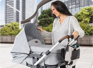 Reer Uchwyt na rzep karabińczyk hak REER do wózka 2szt uniwersalny 4