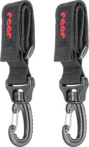 Reer Uchwyt na rzep karabińczyk hak REER do wózka 2szt uniwersalny 6