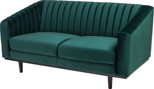 Selsey Sofa dwuosobowa Stigby zielona aksamitna 1