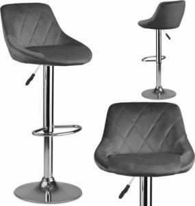 Sofotel Hoker barowy z oparciem Nerra szary 9