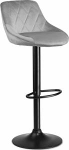 Sofotel Hoker barowy z oparciem Nerra jasnoszary 2