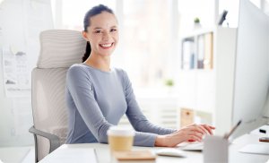 Krzesło biurowe Sofotel Praga Jasnoszare 11