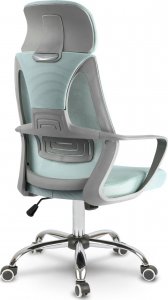 Krzesło biurowe Sofotel Praga Jasnoniebieskie 4