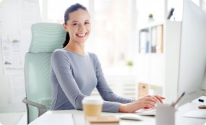 Krzesło biurowe Sofotel Praga Jasnoniebieskie 9