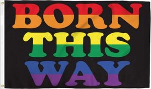 Pan i Pani Gadżet Flaga Tęczowa Born This Way 1