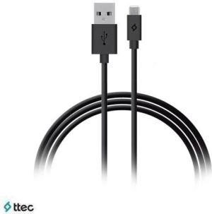 Kabel USB TTEC USB A - microB, M-M, czarny 1