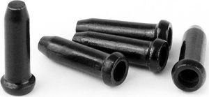 Accent Końcówki linki Accent 2,3 mm aluminiowe 5 sztuk czarne uniwersalny 2