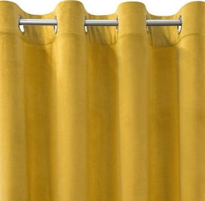 Eurofirany Zasłona Dekoracyjna Velvet Rosa Musztard 140x250 13