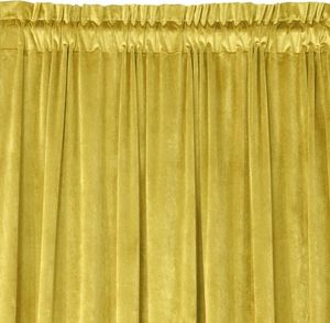 Eurofirany Zasłona Dekoracyjna Velvet Rosa Musztard 140x250 4