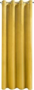 Eurofirany Zasłona Dekoracyjna Velvet Rosa Musztard 140x250 10