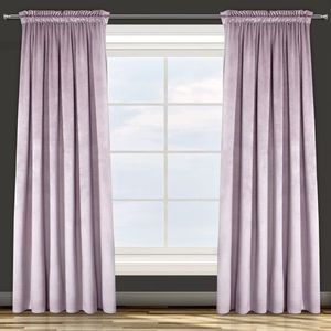 Eurofirany Zasłona Dekoracyjna Velvet Rosa Puder 135x270 3