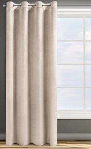 Eurofirany Zasłona Dekoracyjna Velvet Rosa Beż 140x250 17