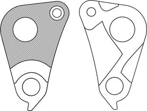 Union Hak przerzutkowy Union GH-302 do ram rowerowych - Specjalized uniwersalny 3