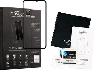 moVear Matowe Szkło Hartowane na iPhone Xs MAX | na Cały Ekran, Antyrefleksyjne, 9H | moVear GLASS mSHIELD 3D PRO MATT Standard 2