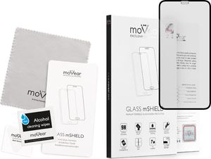 moVear prywatyzujące Szkło Hartowane na iPhone 11 Pro | do Etui, Anty Spy, 9H | moVear GLASS mSHIELD 2.5D MAX privacy Standard 2