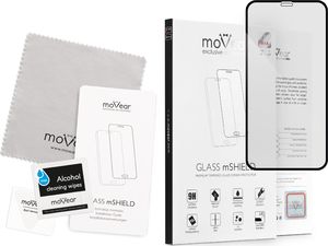 moVear prywatyzujące Szkło Hartowane na iPhone 11 | do Etui, Anty Spy, 9H | moVear GLASS mSHIELD 2.5D MAX privacy Standard 2