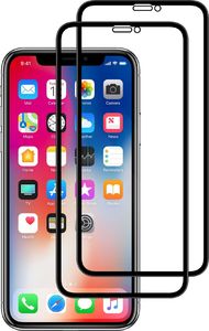 moVear 2 szt. | Matowe Szkło Hartowane na iPhone Xs / X | na Cały Ekran, Antyrefleksyjne, 9H | moVear GLASS mSHIELD 3D PRO MATT Standard 3