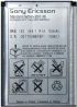 Bateria Sony Ericsson BATERIA ORYGINALNA SONY ERICSSON BST-36 (K310I K750I W800I W810I) 2