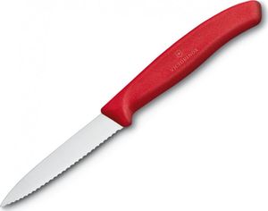 Victorinox Nóż kuchenny Victorinox do jarzyn ząbkowany 8cm czerwony 1