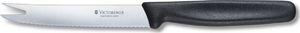 Victorinox Nóż kuchenny Victorinox ząbkowane ostrze do sera 11 cm,czarny 2
