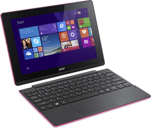 Laptop Acer Switch 10E (NT.G21EP.001) Różowy 3