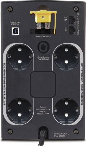 UPS APC Back-UPS Schuko (BX1400U-GR) 2
