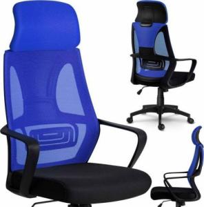 Krzesło biurowe Sofotel Praga Niebieskie 2