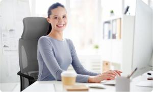 Krzesło biurowe Sofotel Praga Szare 8