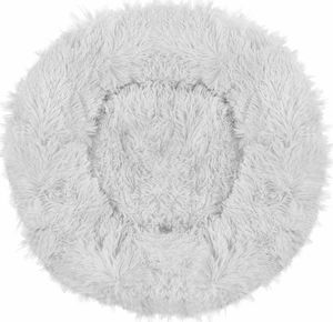 Springos Legowisko dla psa 90cm, pluszowe posłanie dla kota szary UNIWERSALNY 3