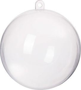 Springos Bombki akrylowe 12cm kula plastikowa decoupage zestaw 8 szt. UNIWERSALNY 5