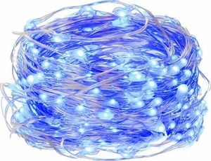 Lampki choinkowe Springos 300 LED niebieskie 2