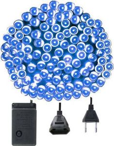 Lampki choinkowe Springos LED na kabel niebieskie możliwość łączenia 100 sztszt. (25268-uniw) 1