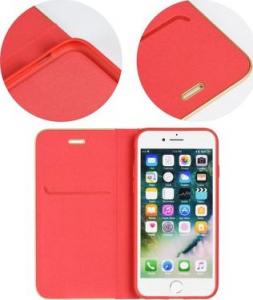 Partner Tele.com Kabura Forcell Luna Book Gold iPhone 7 / 8 / SE 2020 czerwona 5
