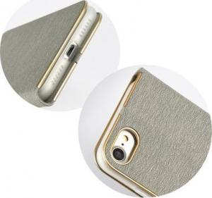 Partner Tele.com Kabura Forcell Luna Book Gold iPhone 7 / 8 / SE 2020 srebrna 4