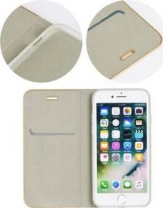 Partner Tele.com Kabura Forcell Luna Book Gold iPhone 7 / 8 / SE 2020 srebrna 5