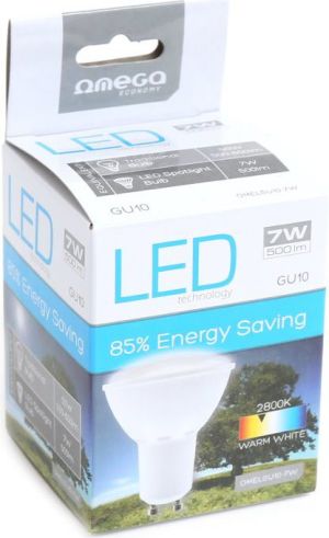 Omega Żarówka LED 2800K GU10 7W 500LM (42556) 2