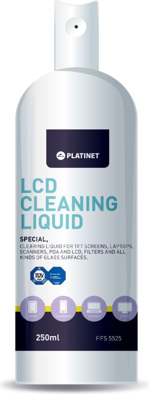 Platinet Płyn do czyszczenia ekranów LCD 250 ml (42635) 1