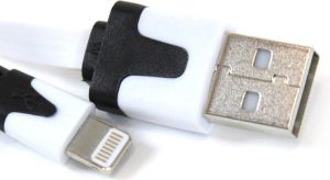 Kabel USB Omega kabel Lightning, Apple, biały 1