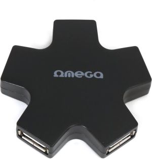HUB USB Omega 4x USB-A 2.0 (OUH24SB) 1
